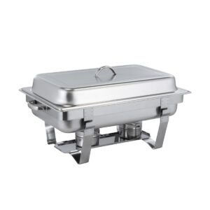Chafing dish à brûleurs combustible