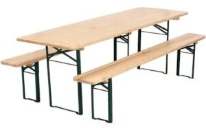 Guinguette 1 table + 2 bancs
