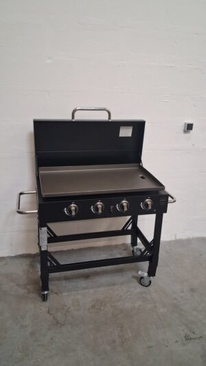 Plancha gaz sur chariot 85x52 cm